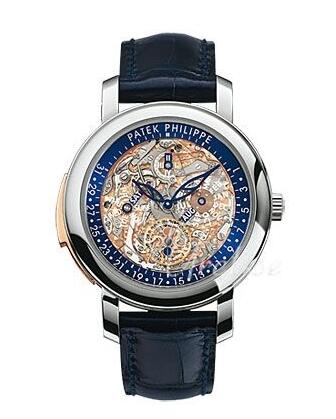 Patek Philippe Grand Complications Minute Repeater Perpetual Calendar 5104P-001 Replica Watch